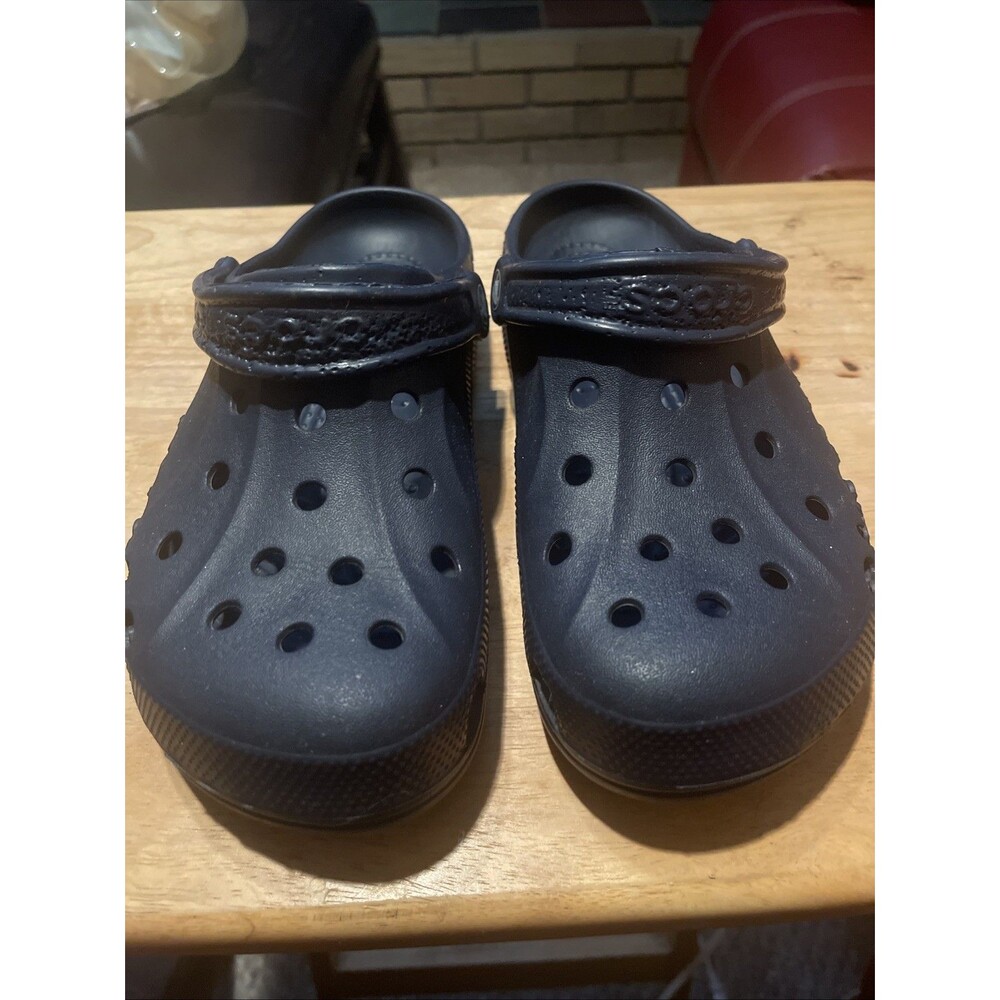 Crocs Baya Unisex Slip-On Clog - Blue Women’s Size 10 Men’s Size 8 - Picture 3 of 14